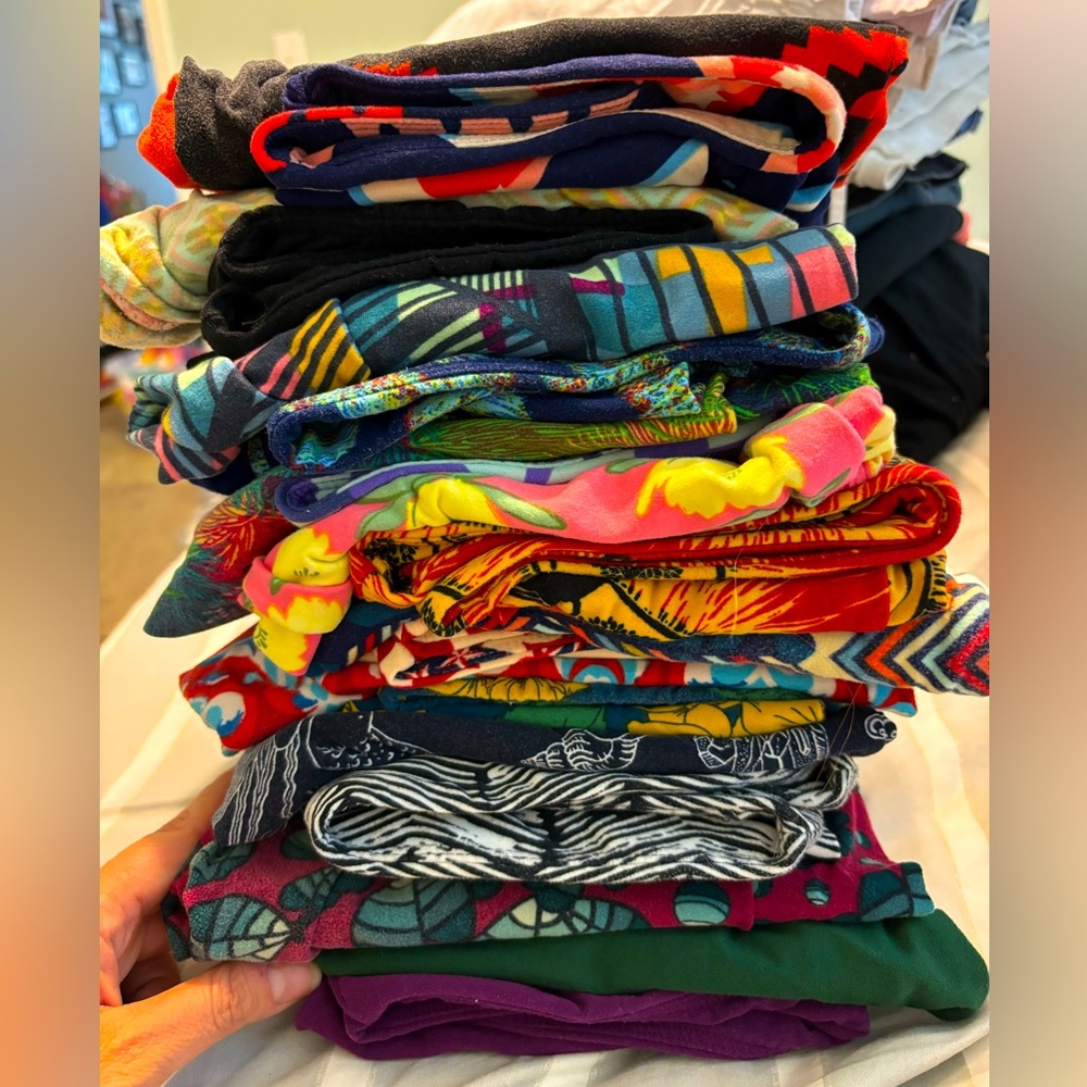 LuLaRoe OS leggings lot of 19 pairs
